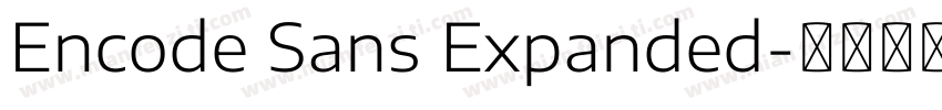 Encode Sans Expanded字体转换